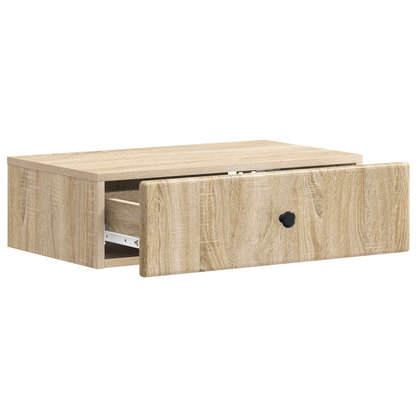 Vegghengt Sidebord Sonoma eik 59 x 34,5 x 17 cm Konstruert tre