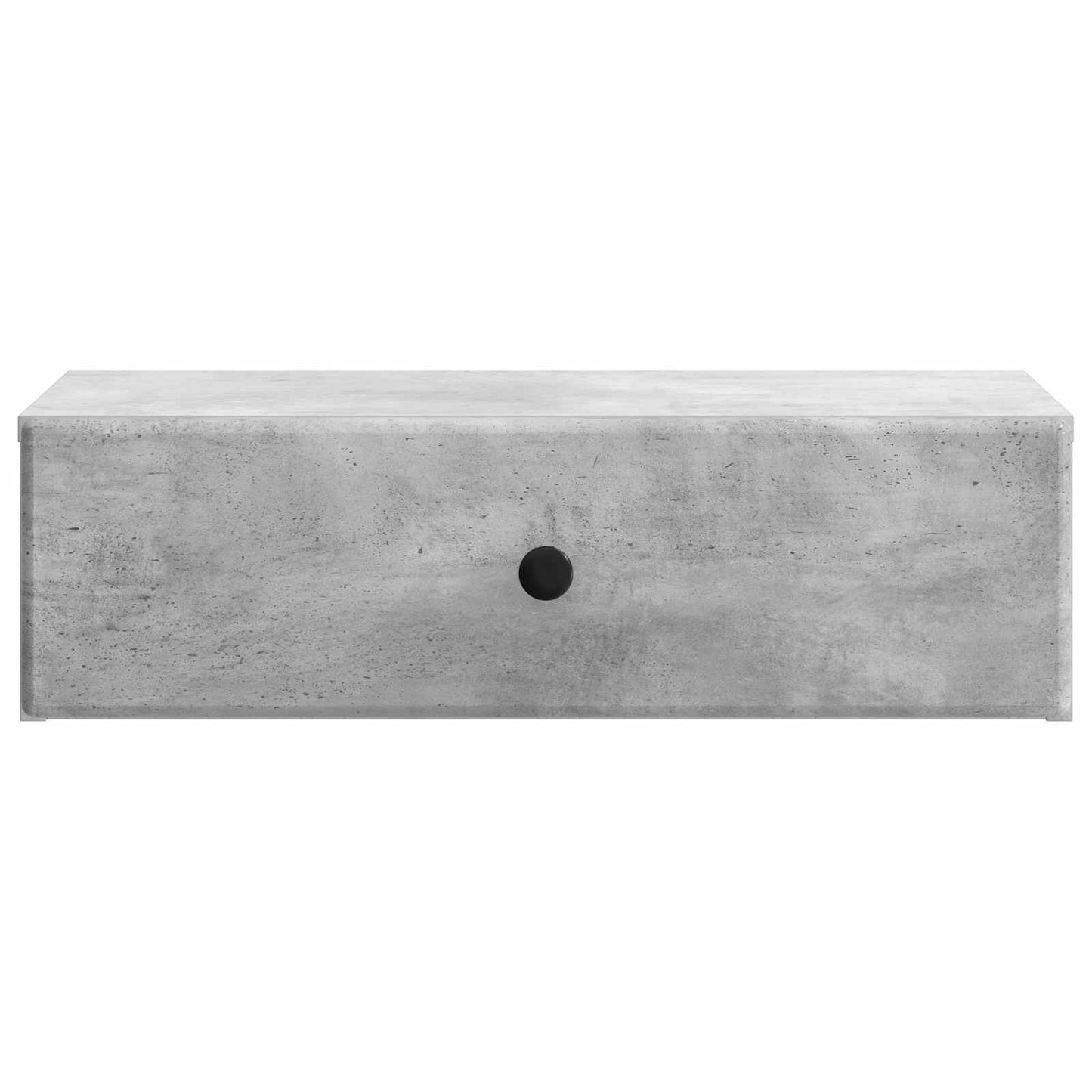 Vegghengt Sidebord Betonggrå 59 x 34,5 x 17 cm Konstruert tre