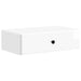 Vegghengt Sidebord Høgglans hvit 59 x 34,5 x 17 cm