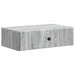 Vegghengt Sidebord Grå sonoma 59 x 34,5 x 17 cm Konstruert tre