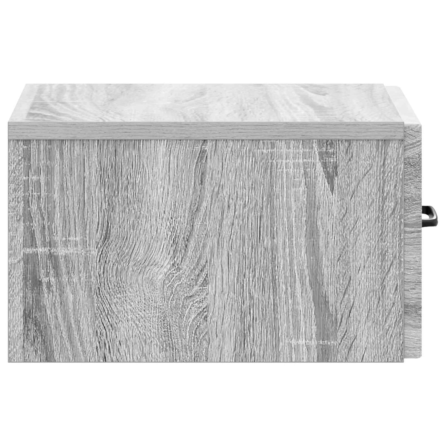 Vegghengt Sidebord Grå sonoma 59 x 34,5 x 17 cm Konstruert tre
