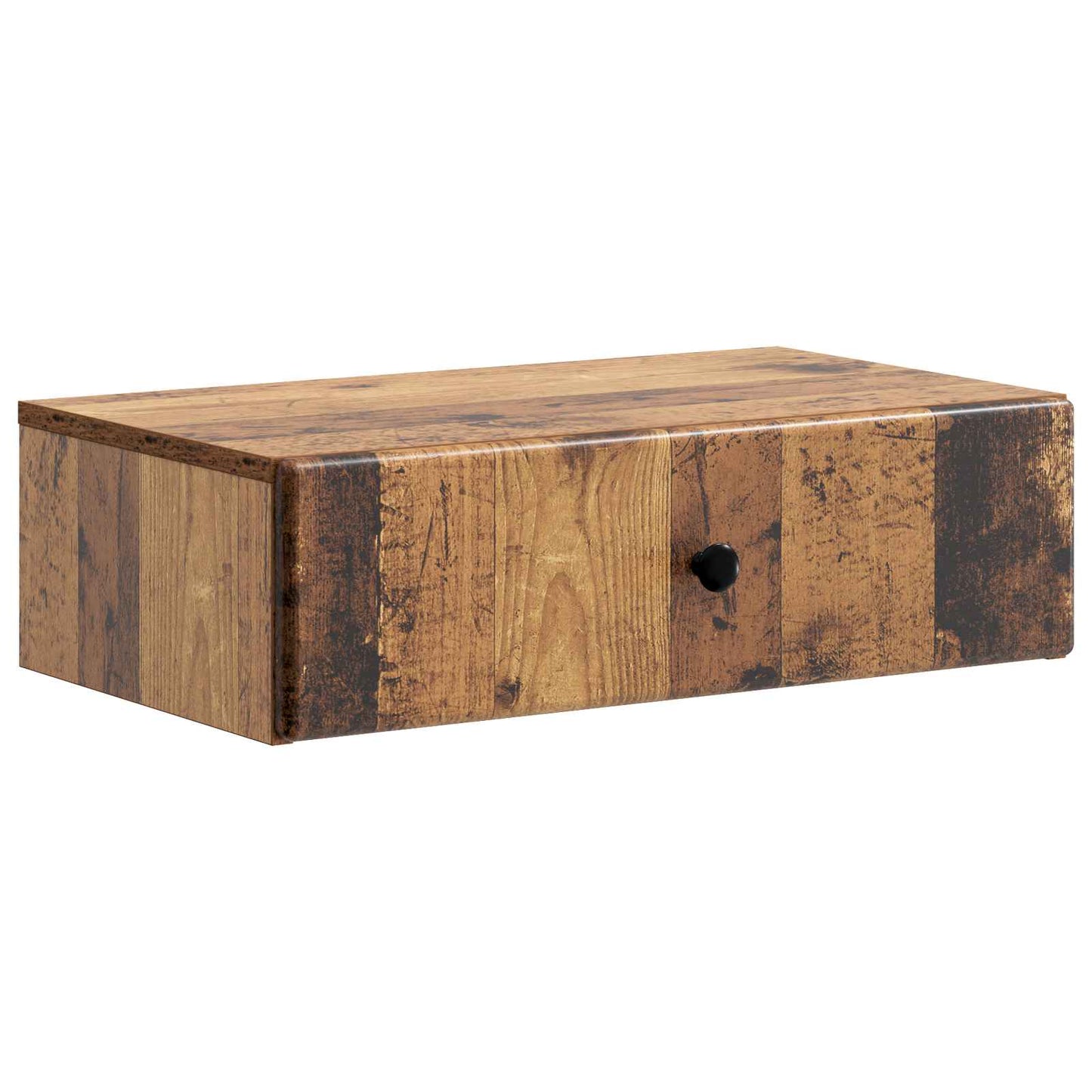 Vegghengt Sidebord Gammelt tre 59 x 34,5 x 17 cm Konstruert tre