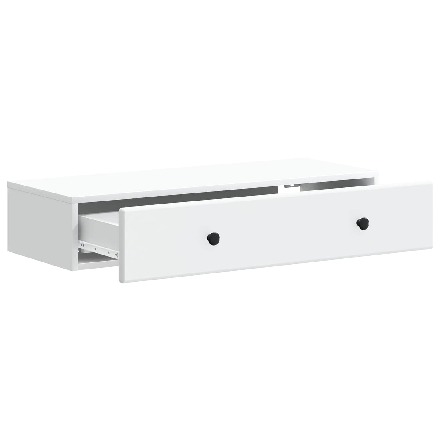 Vegghengt Sidebord Hvit 87,5 x 34,5 x 17 cm Konstruert tre