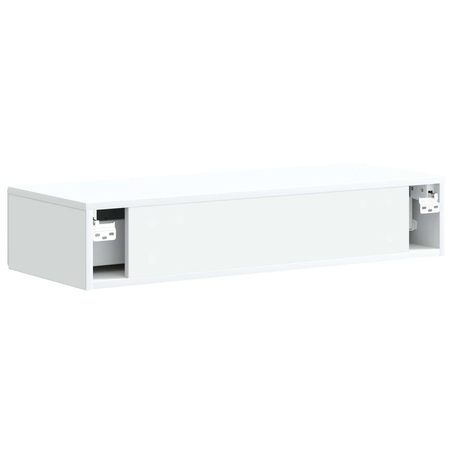 Vegghengt Sidebord Hvit 87,5 x 34,5 x 17 cm Konstruert tre