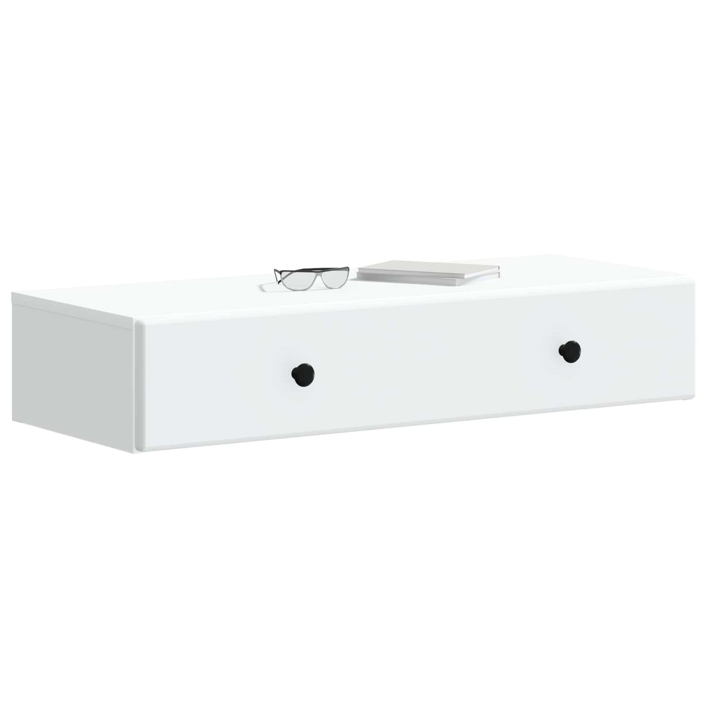 Vegghengt Sidebord Hvit 87,5 x 34,5 x 17 cm Konstruert tre