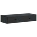 Vegghengt Sidebord Svart 87,5 x 34,5 x 17 cm Konstruert tre