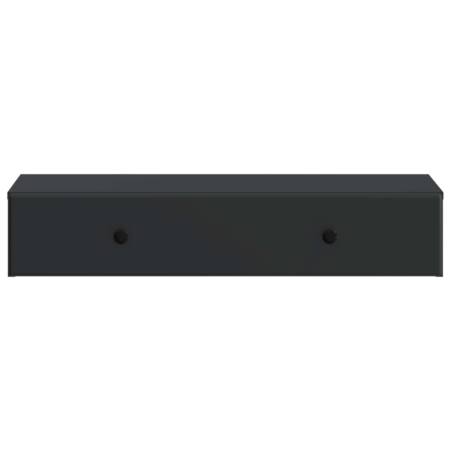 Vegghengt Sidebord Svart 87,5 x 34,5 x 17 cm Konstruert tre
