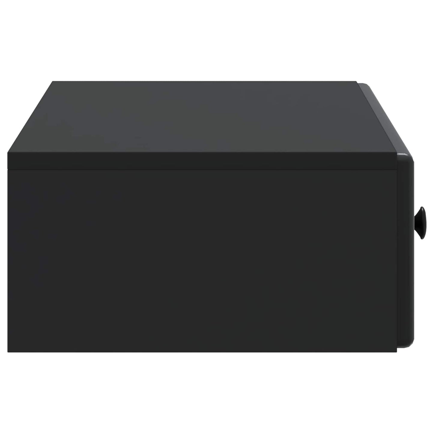 Vegghengt Sidebord Svart 87,5 x 34,5 x 17 cm Konstruert tre