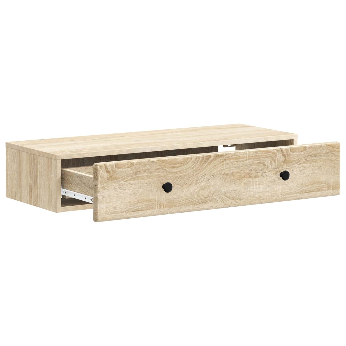 Vegghengt Sidebord Sonoma eik 87,5 x 34,5 x 17 cm