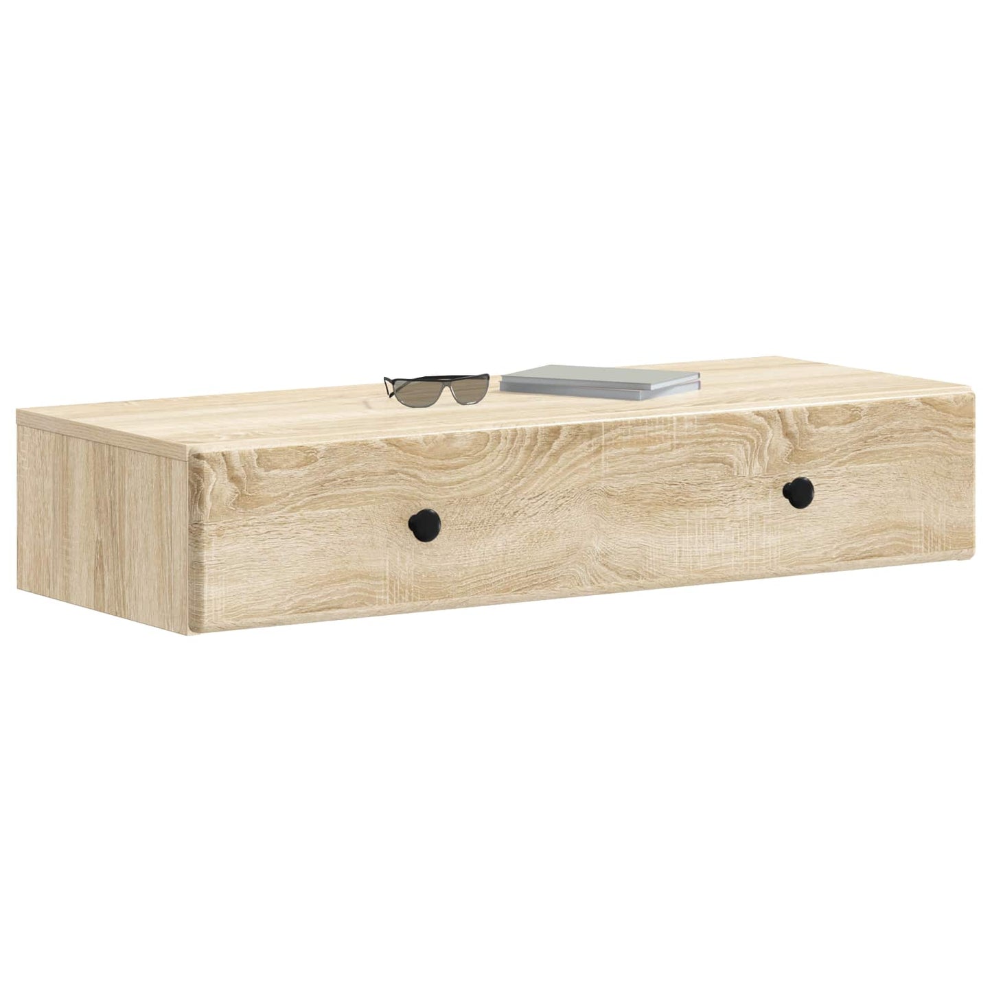 Vegghengt Sidebord Sonoma eik 87,5 x 34,5 x 17 cm