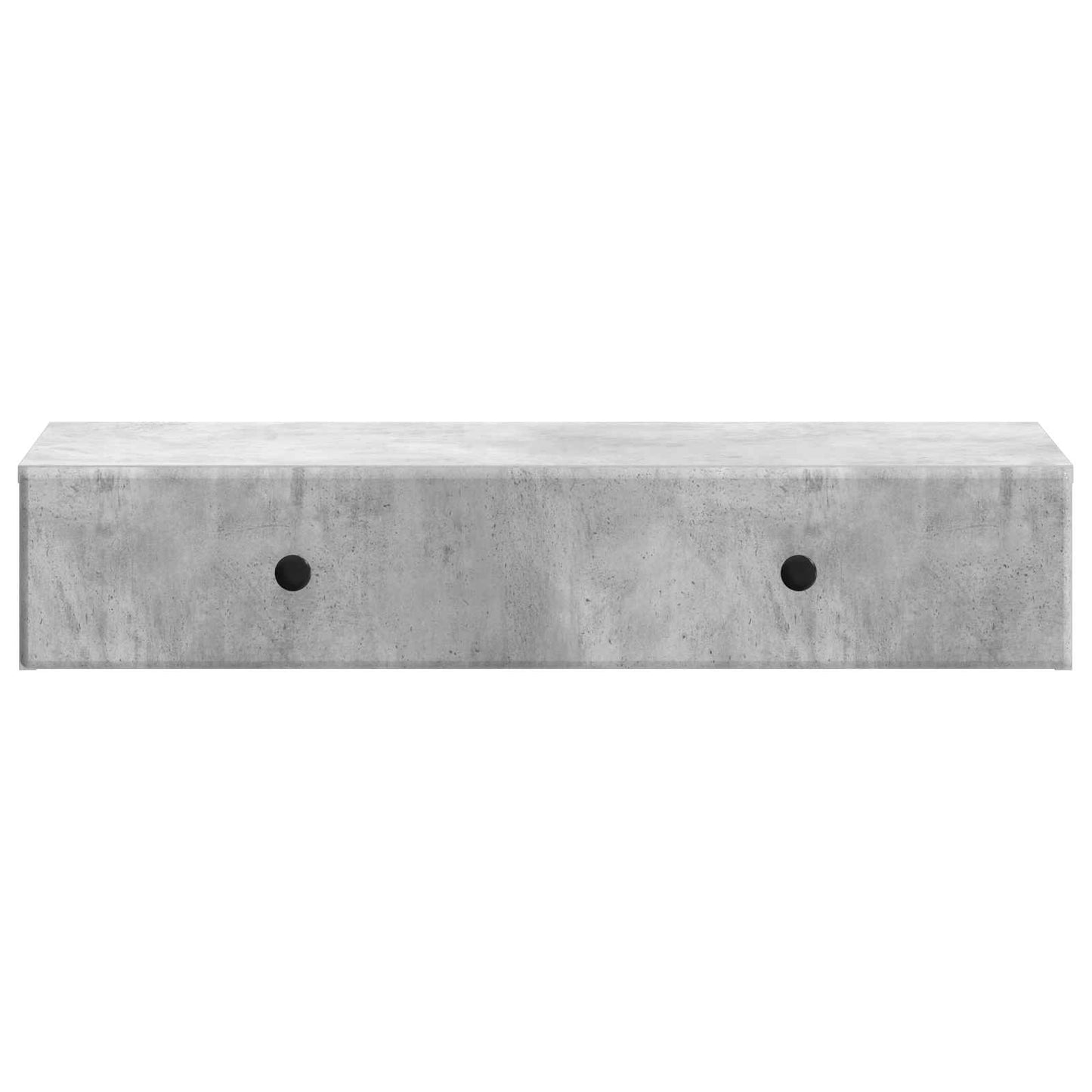 Vegghengt Sidebord Betonggrå 87,5 x 34,5 x 17 cm Konstruert tre