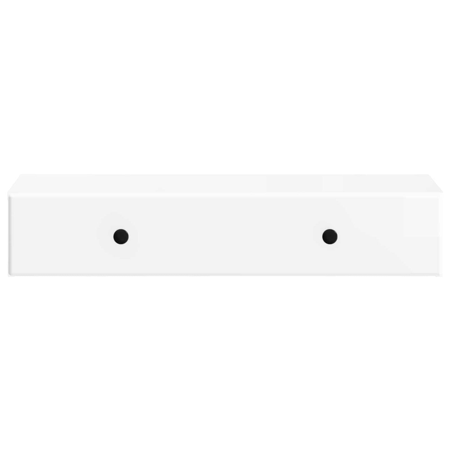 Vegghengt Sidebord Høgglans hvit 87,5 x 34,5 x 17 cm