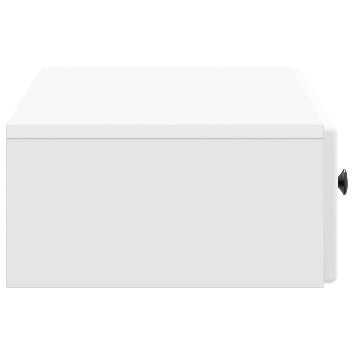 Vegghengt Sidebord Høgglans hvit 87,5 x 34,5 x 17 cm