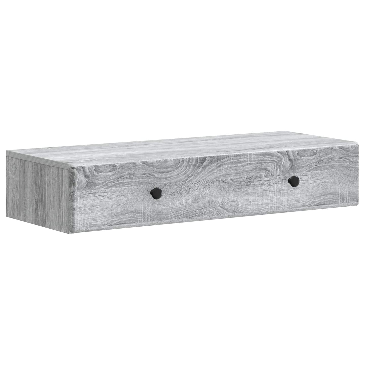 Vegghengt Sidebord Grå sonoma 87,5 x 34,5 x 17 cm