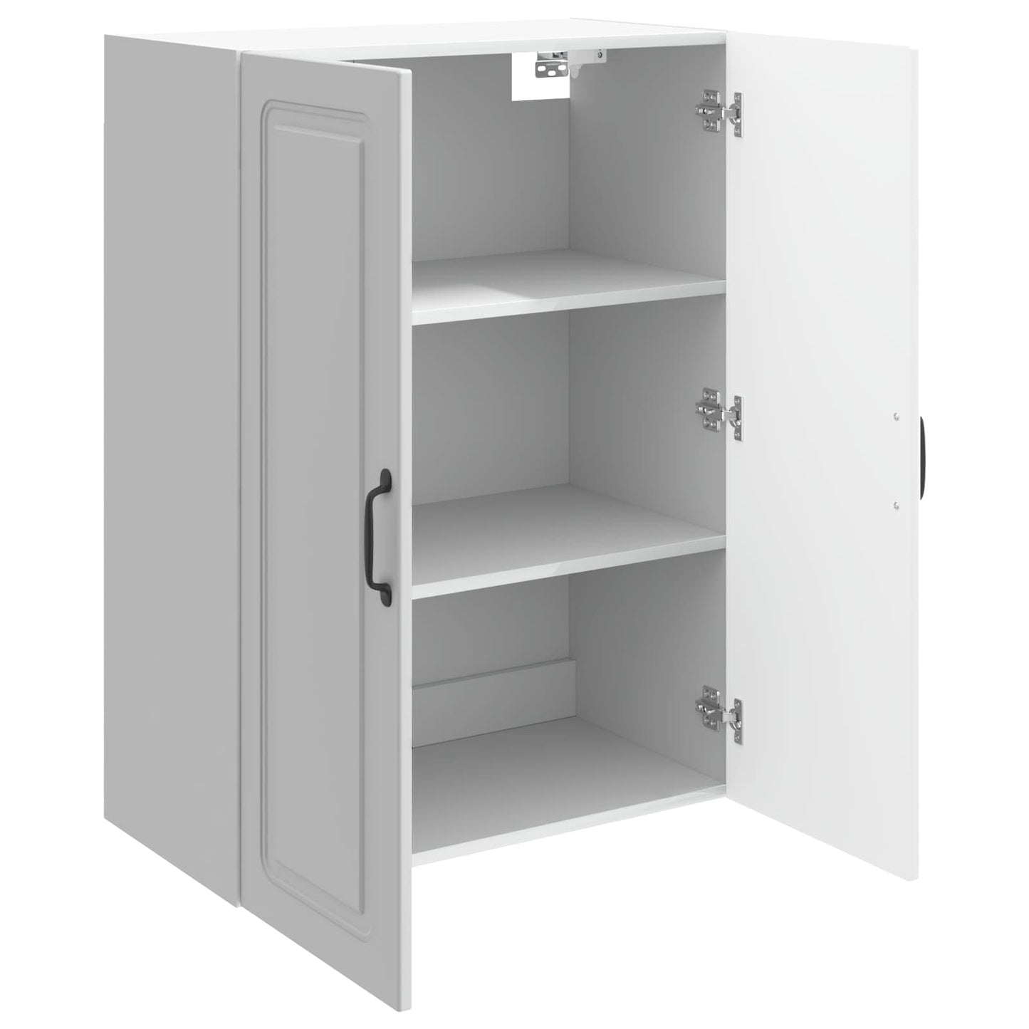 Vegghengt skap Høgglans hvit 66 x 34,5 x 90 cm Konstruert tre