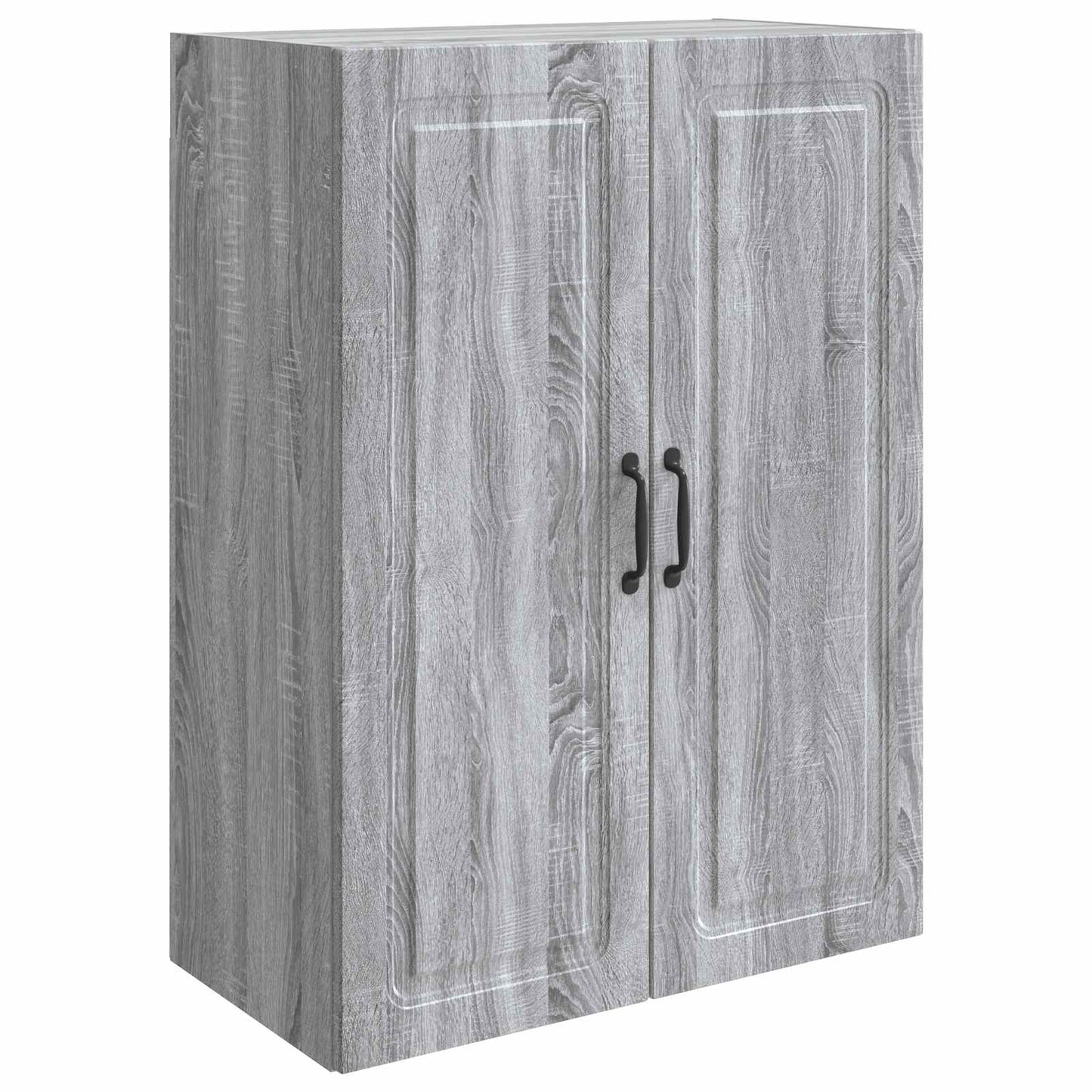 Vegghengt skap Grå Sonoma 66 x 34,5 x 90 cm Konstruert tre