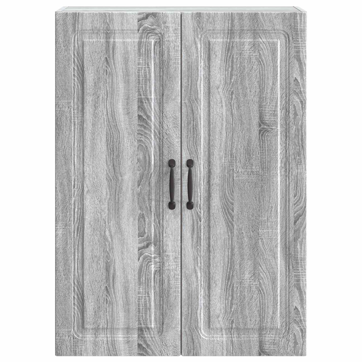 Vegghengt skap Grå Sonoma 66 x 34,5 x 90 cm Konstruert tre