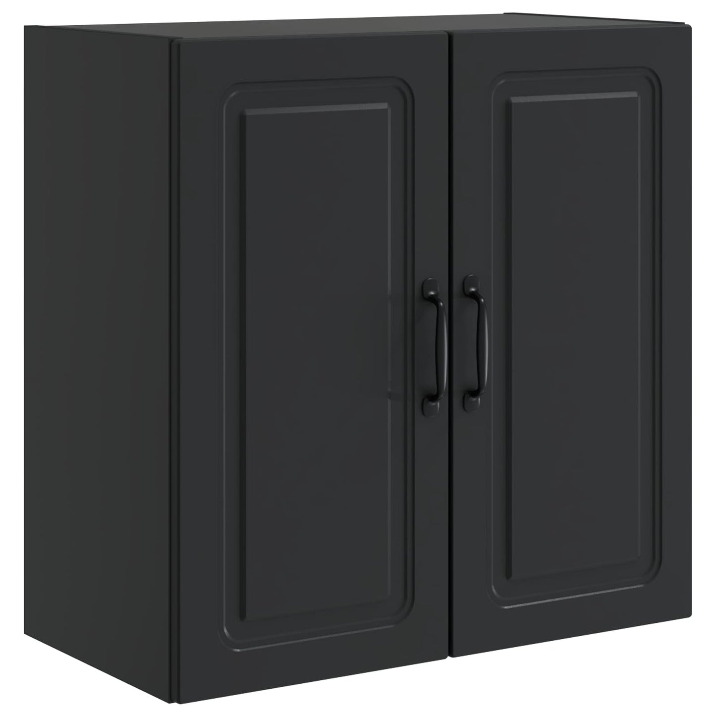Vegghengt skap Svart 59 x 31 x 60 cm Konstruert tre