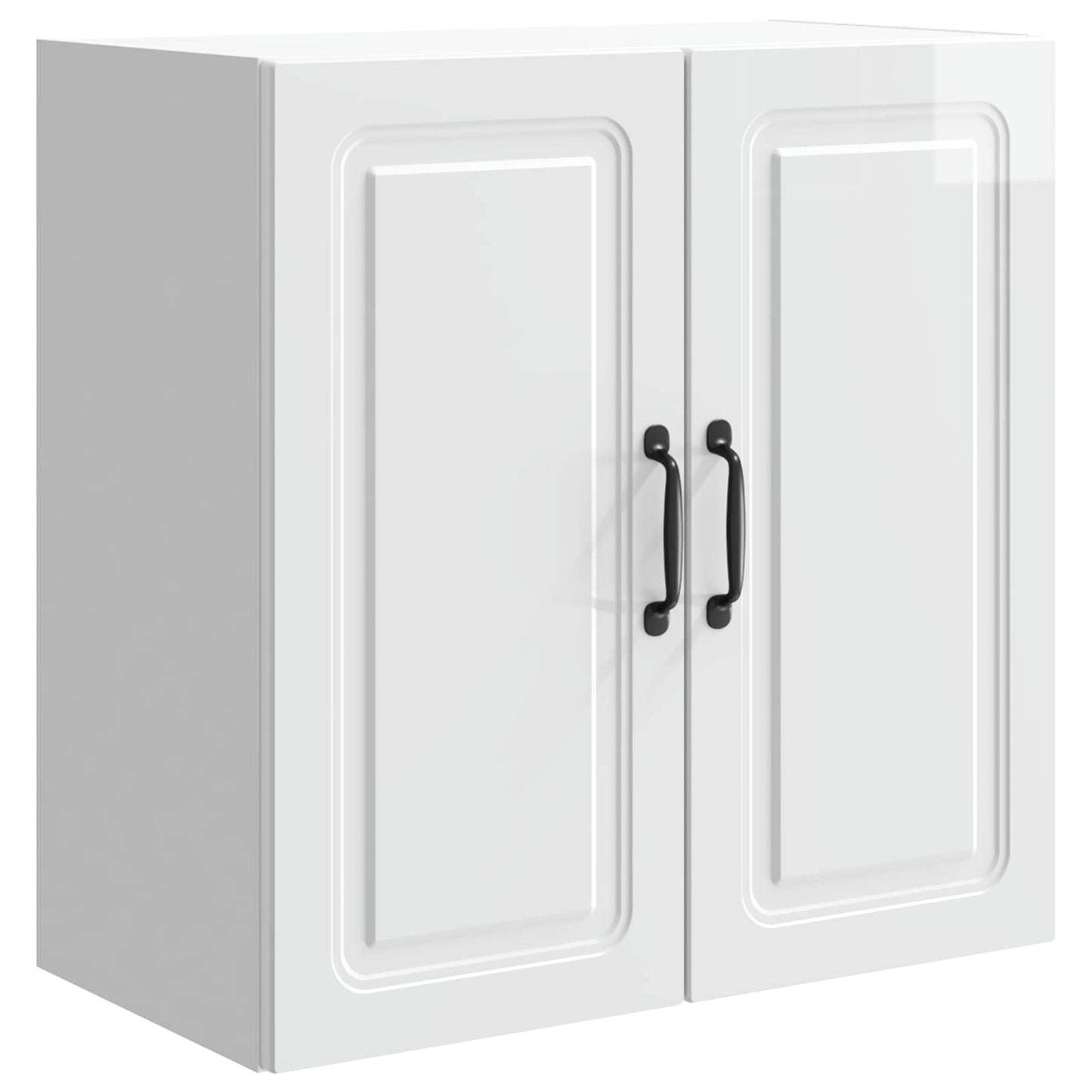 Vegghengt skap Høgglans hvit 59 x 31 x 60 cm Konstruert tre