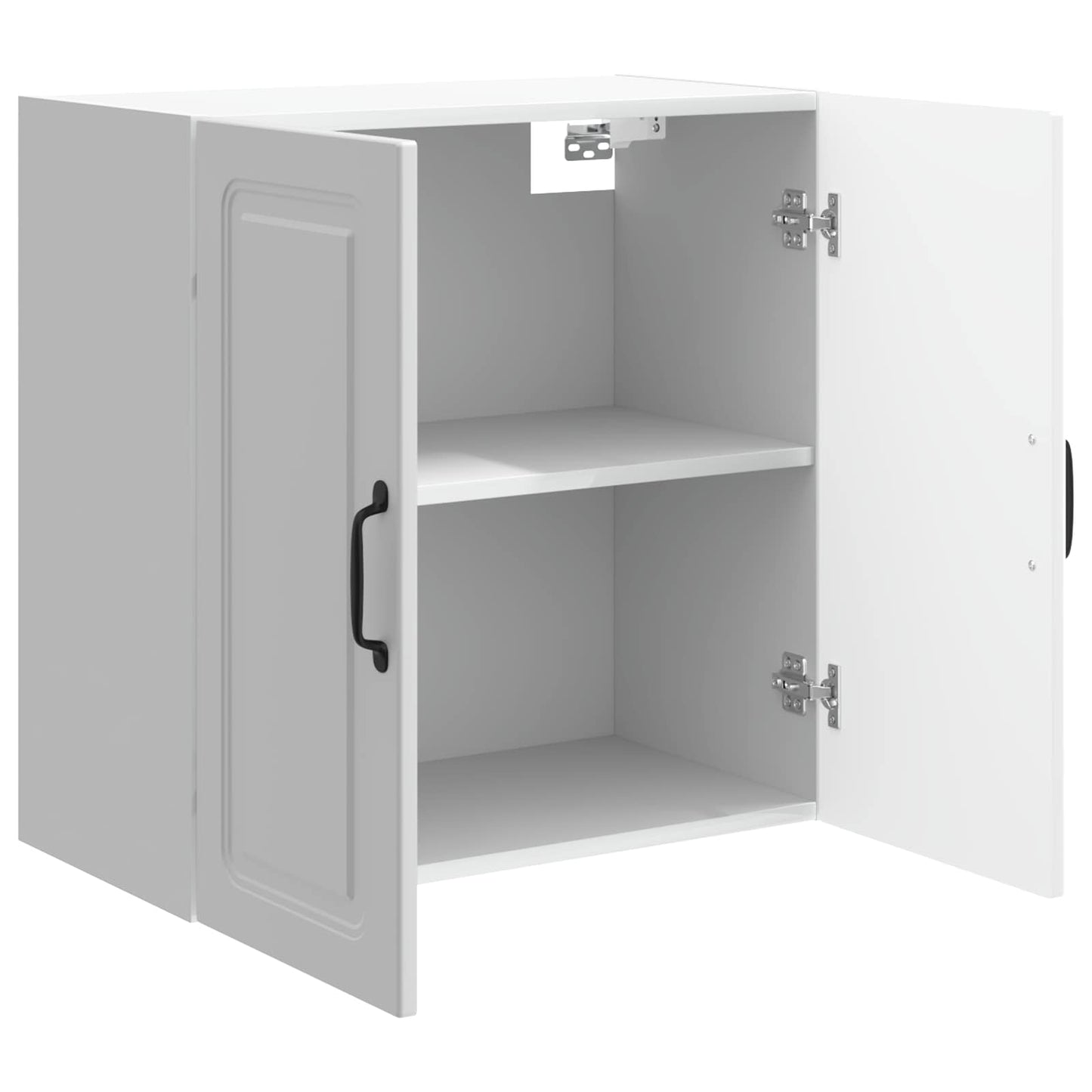 Vegghengt skap Høgglans hvit 59 x 31 x 60 cm Konstruert tre