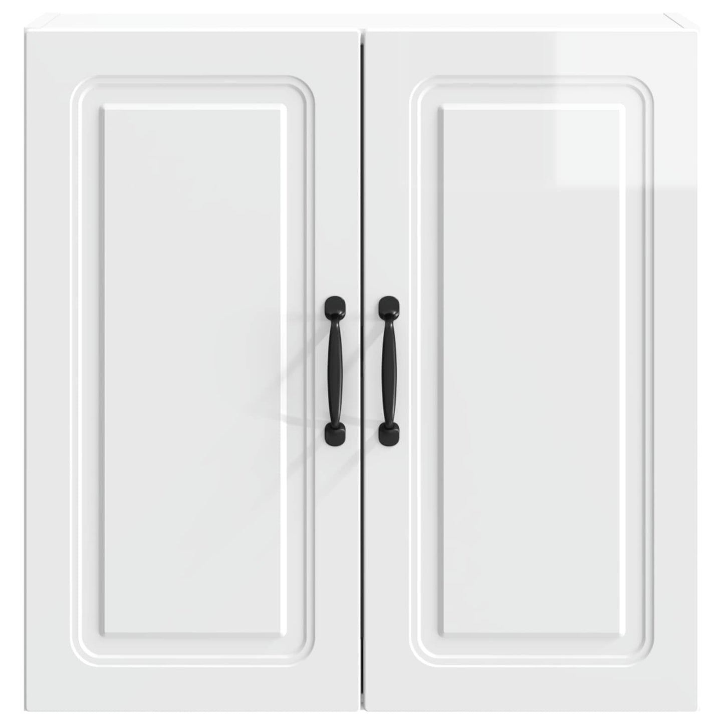 Vegghengt skap Høgglans hvit 59 x 31 x 60 cm Konstruert tre