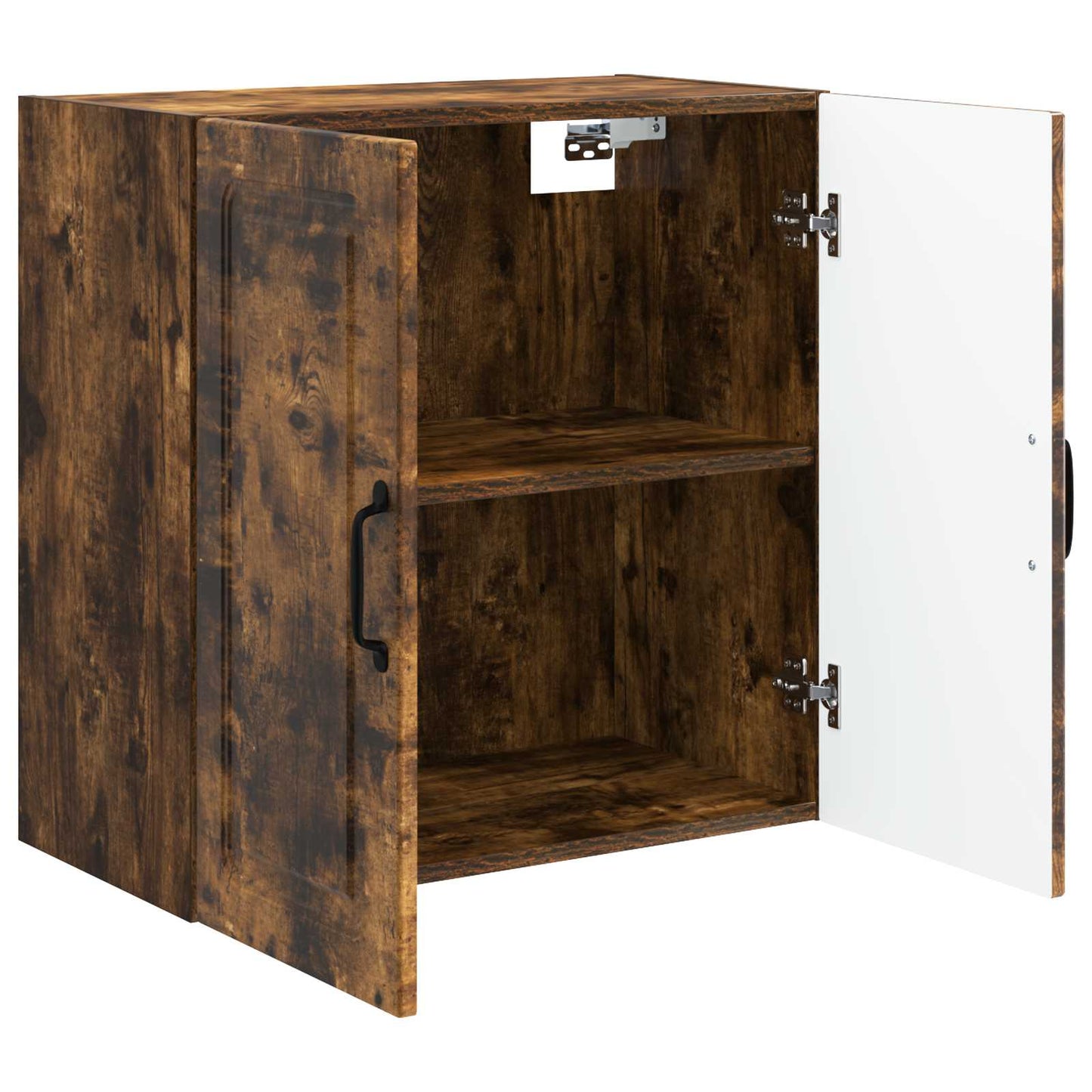 Vegghengt skap Røkt Eik 59 x 31 x 60 cm Konstruert tre