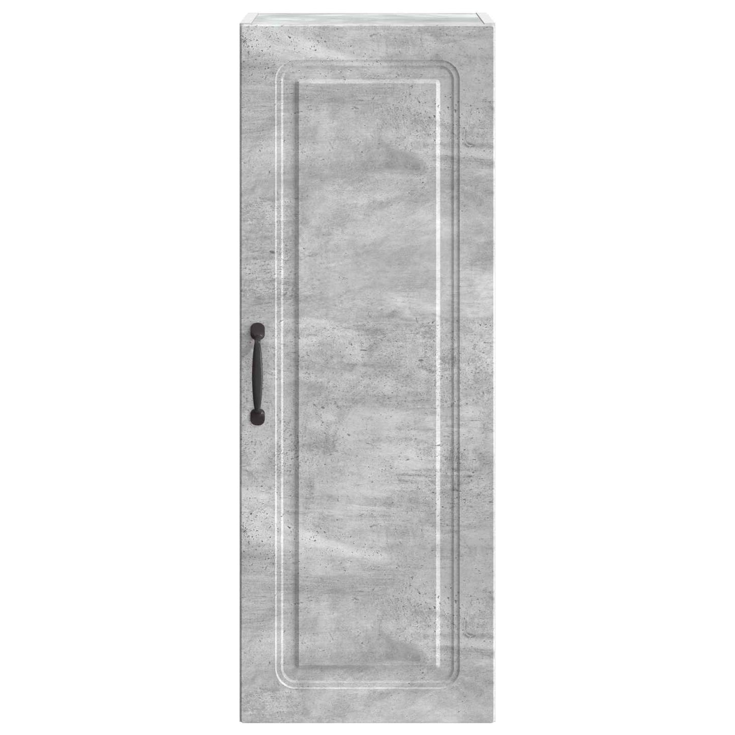 Vegghengt skap Betonggrå 33 x 34,5 x 90 cm Konstruert tre