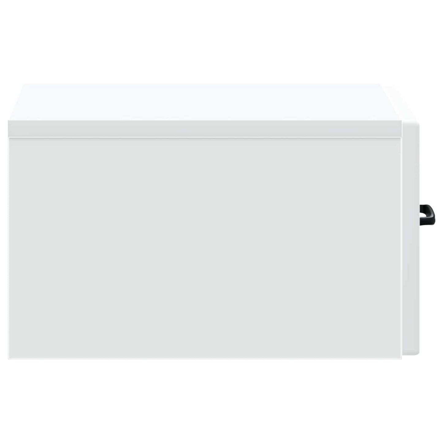 Vegghengt Nattbord 2 pcs Hvit 34,5 x 33 x 20 cm Konstruert tre