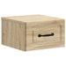 Vegghengt Nattbord Sonoma eik 34,5 x 33 x 20 cm Konstruert tre