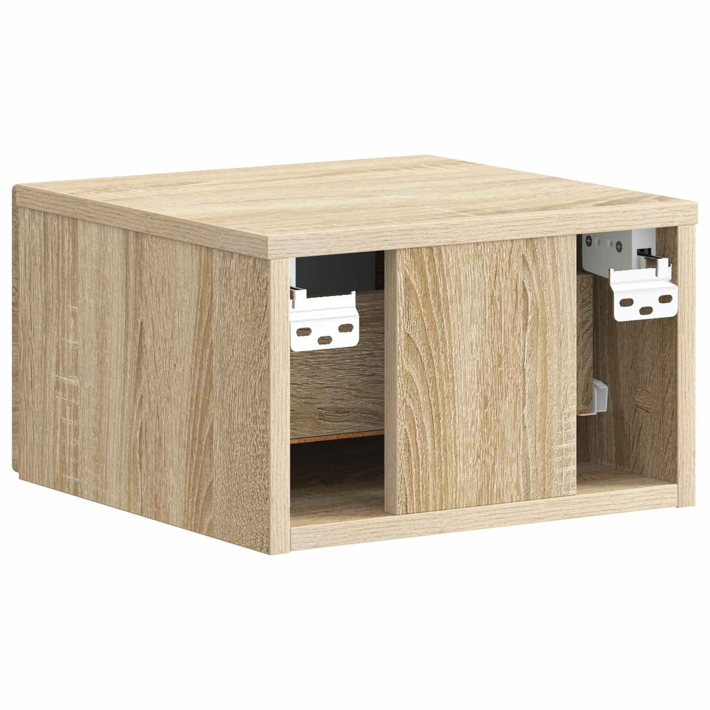 Vegghengt Nattbord Sonoma eik 34,5 x 33 x 20 cm Konstruert tre