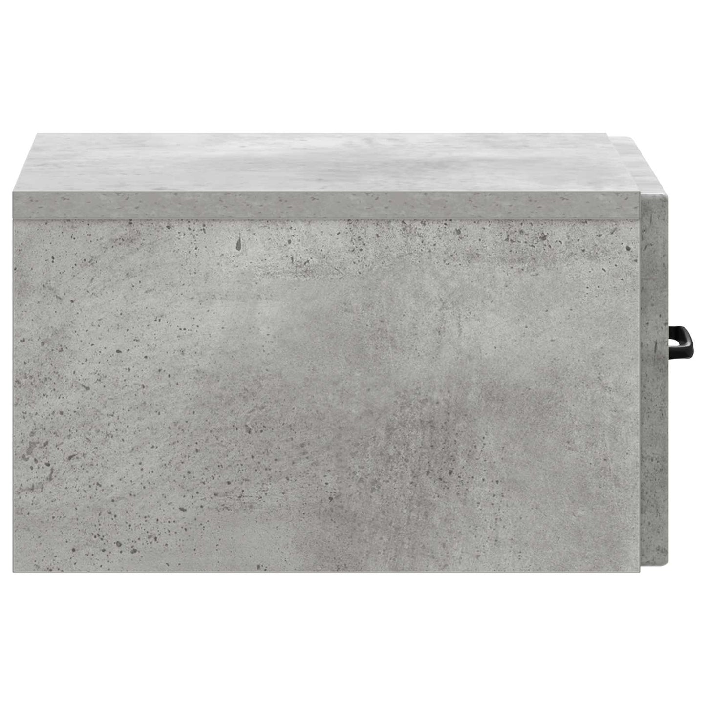 Vegghengt Nattbord Betonggrå 34,5 x 33 x 20 cm Konstruert tre