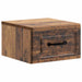 Vegghengt Nattbord Gammelt tre 34,5 x 33 x 20 cm Konstruert tre