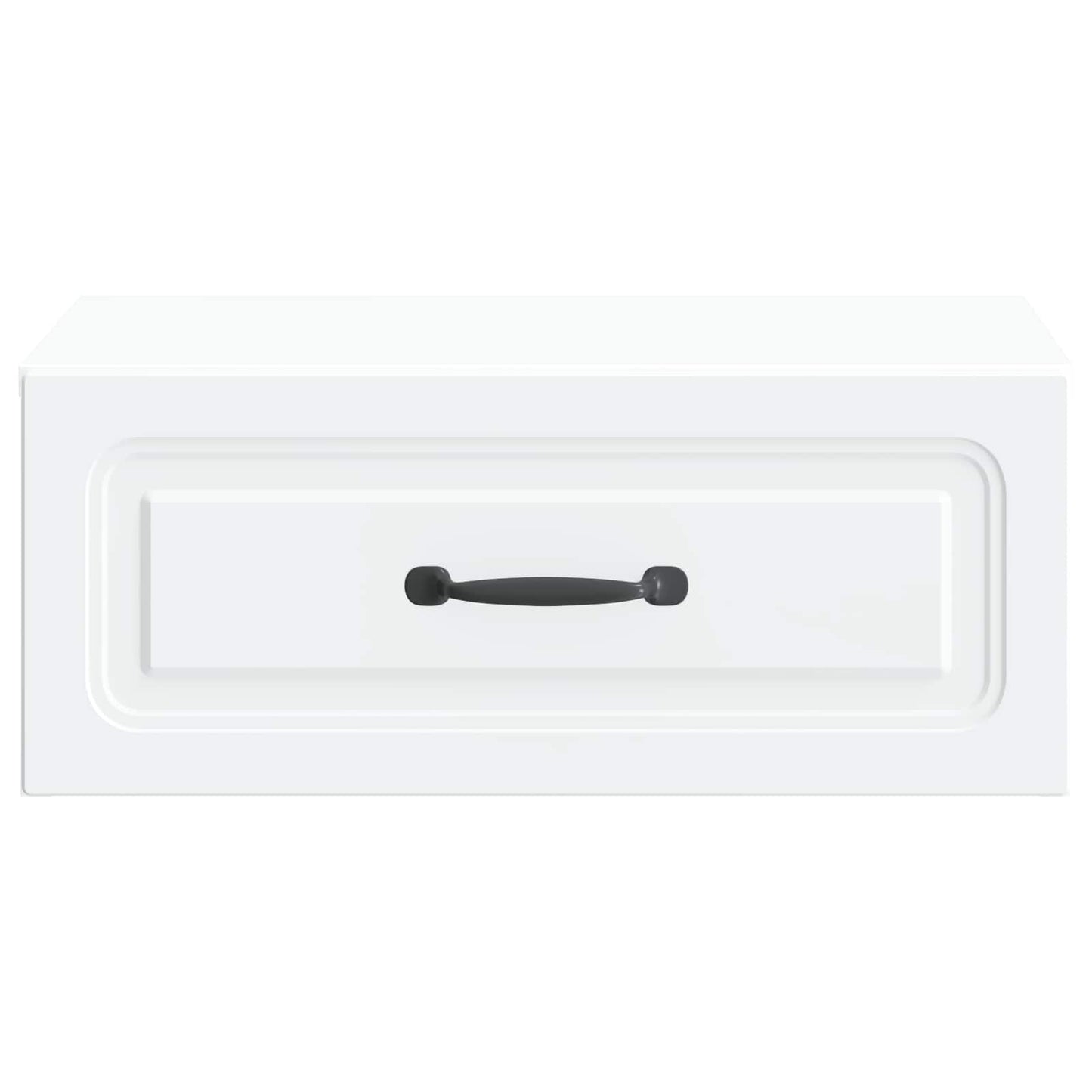 Vegghengt Nattbord 2 pcs Hvit 49 x 34,5 x 20 cm Konstruert tre