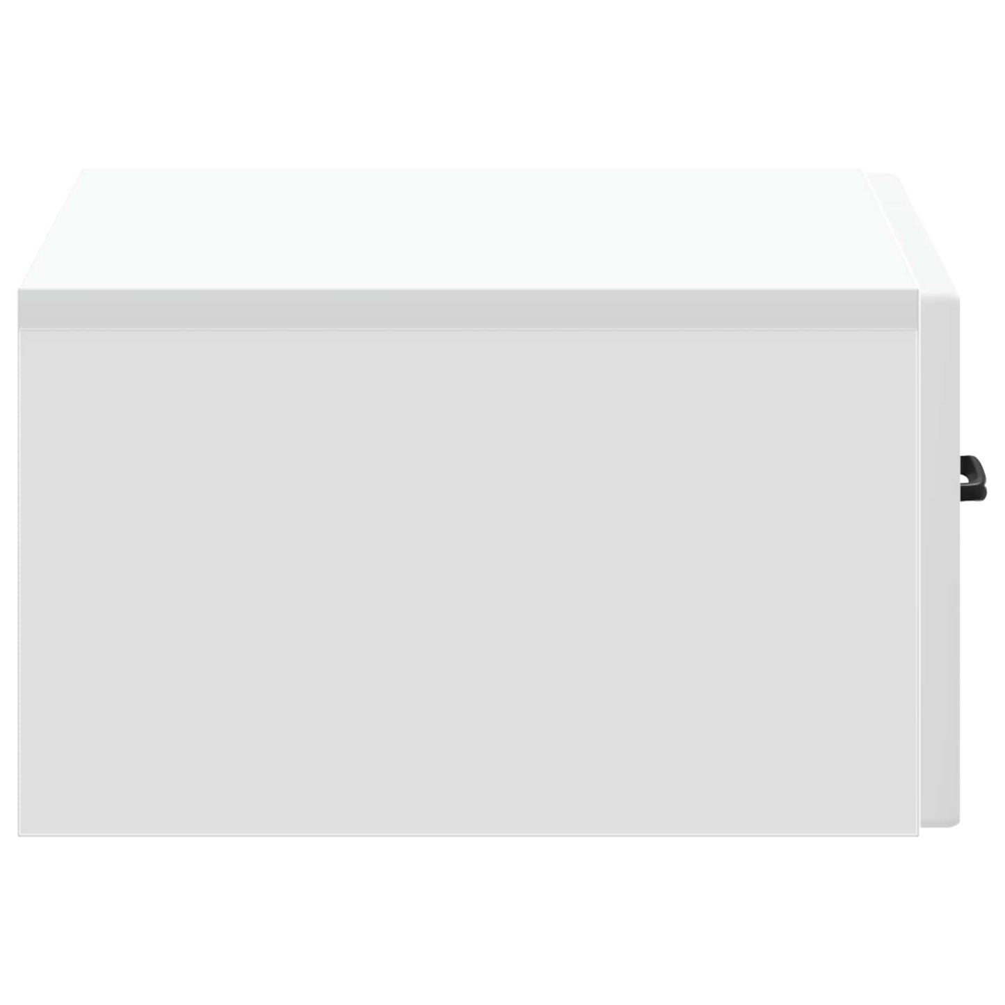 Vegghengt Nattbord 2 pcs Hvit 49 x 34,5 x 20 cm Konstruert tre