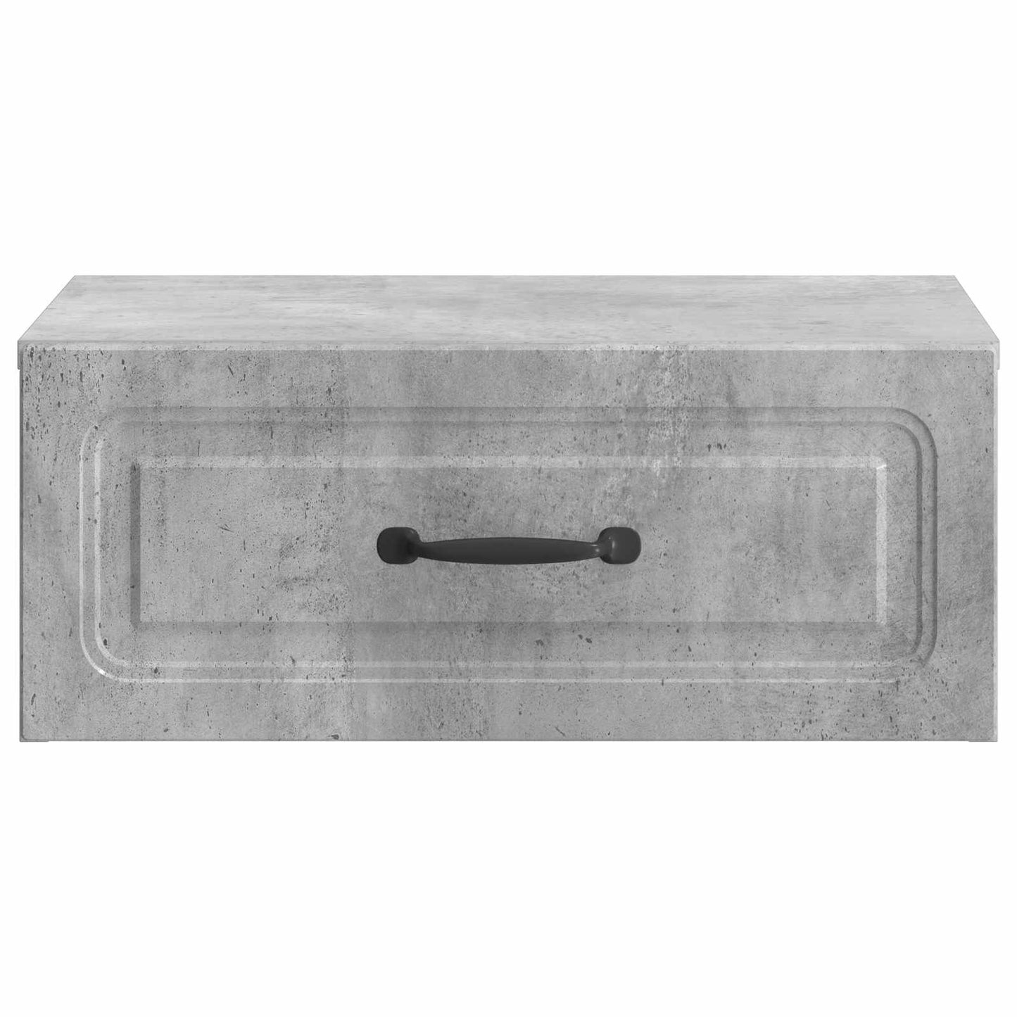 Vegghengt Nattbord med skuff 2 pcs Betonggrå 49 x 34,5 x 20 cm