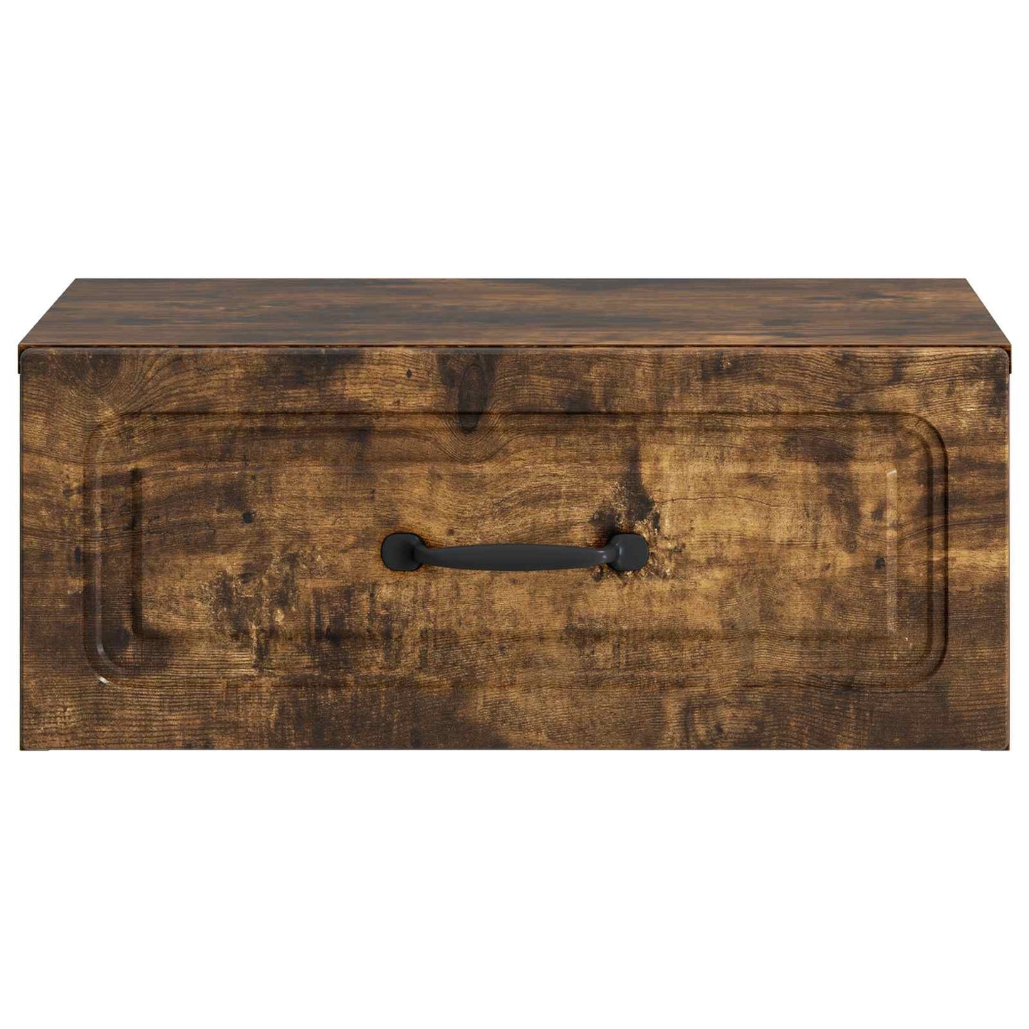 Vegghengt Nattbord Røkt Eik 49 x 34,5 x 20 cm Konstruert tre
