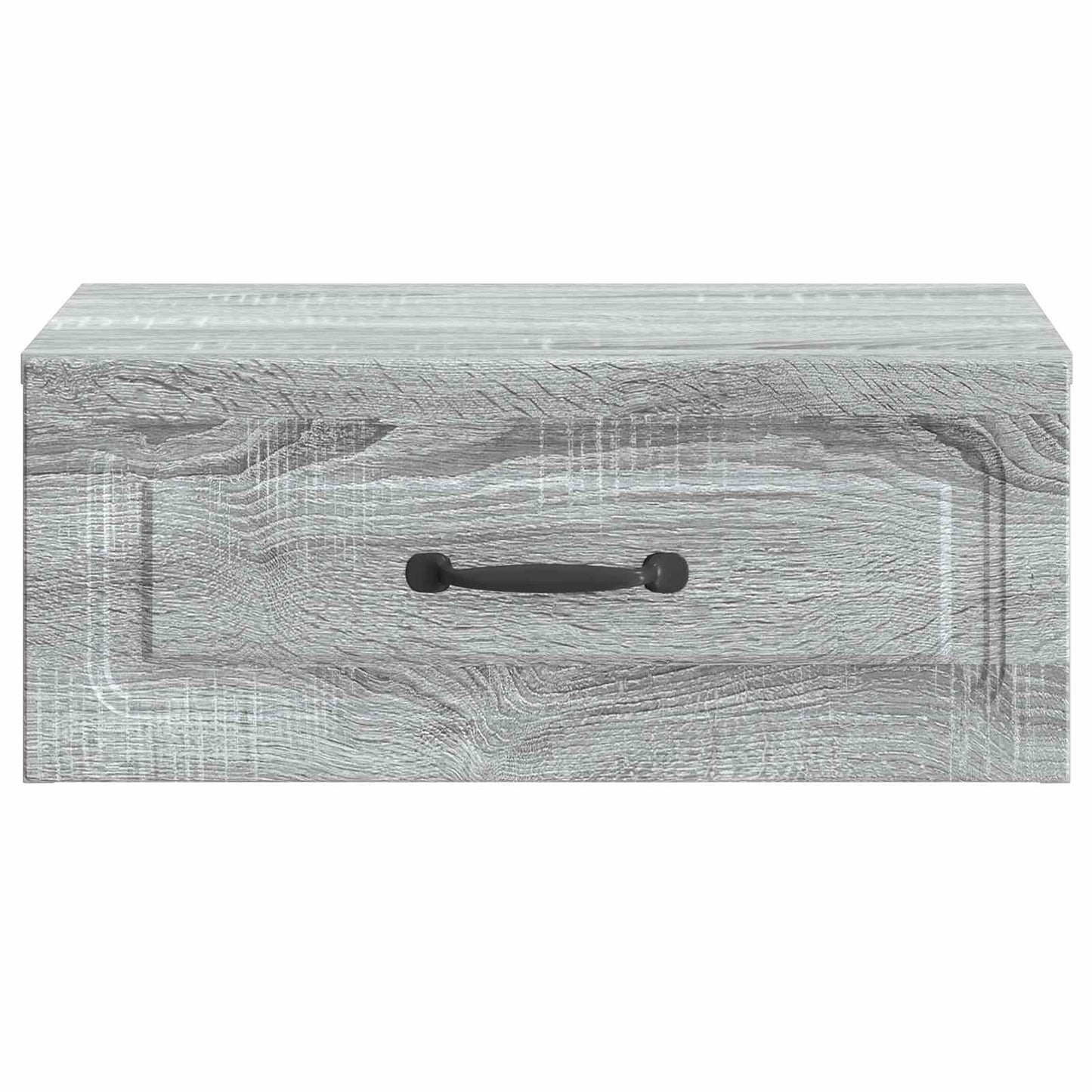Vegghengt Nattbord med skuff 2 pcs Grå sonoma 49 x 34,5 x 20 cm