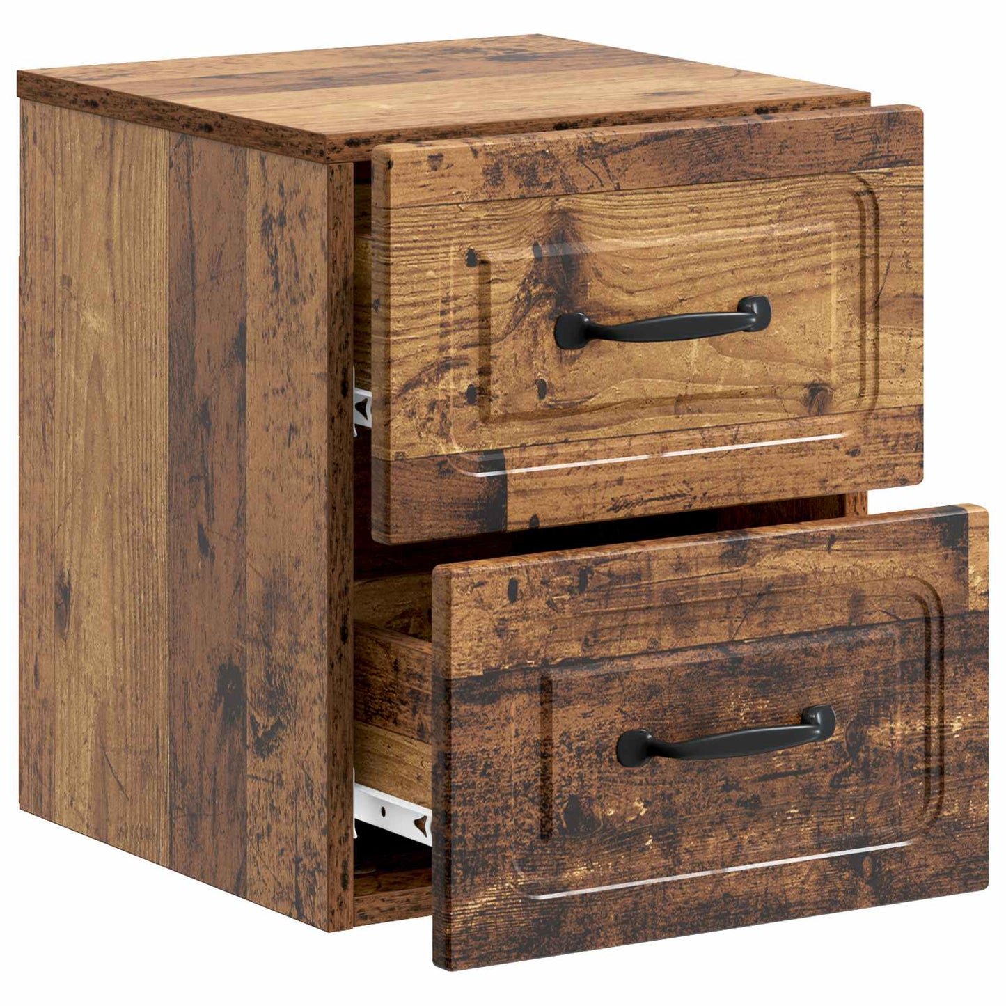 Vegghengt Nattbord Gammelt tre 34,5 x 33 x 40 cm Konstruert tre
