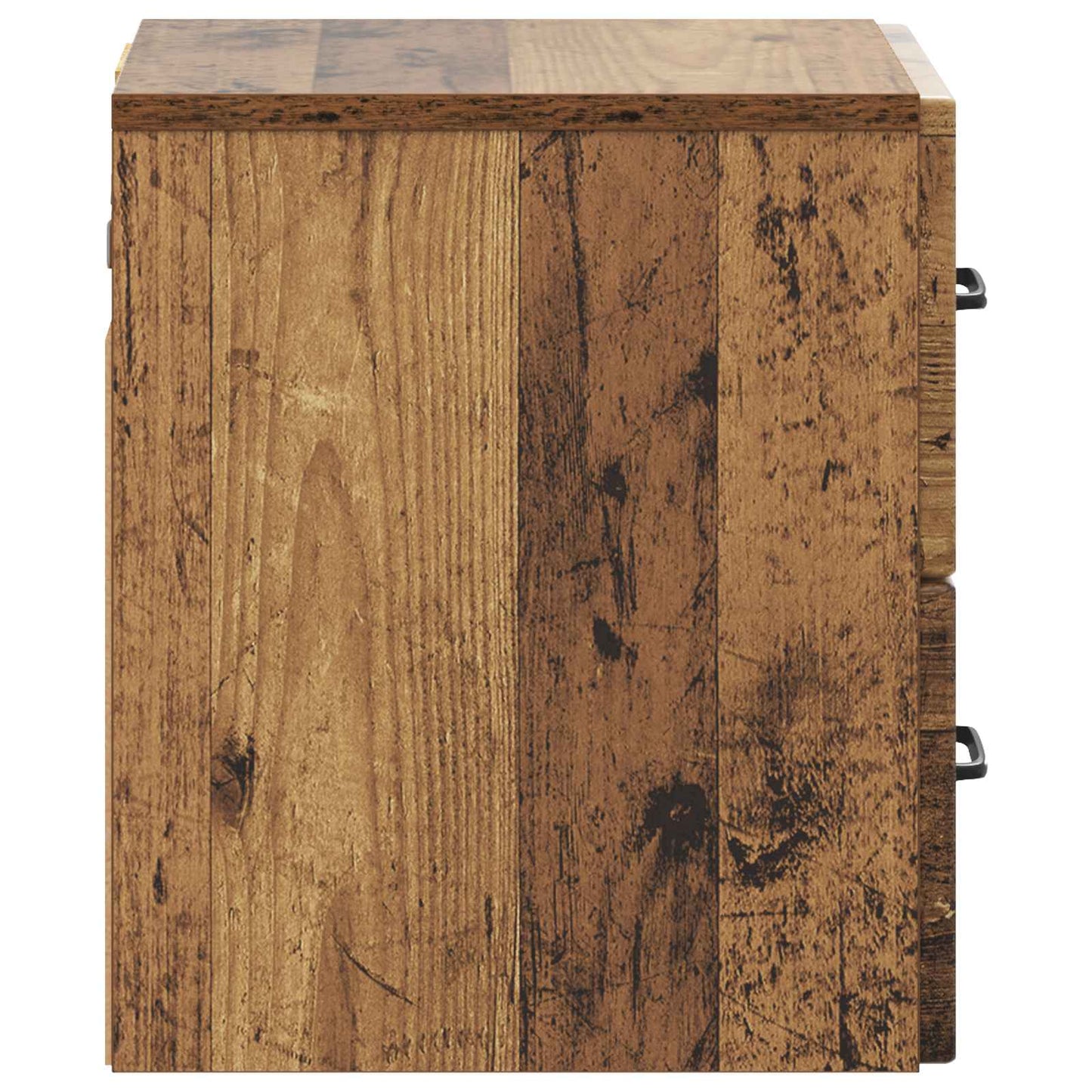 Vegghengt Nattbord Gammelt tre 34,5 x 33 x 40 cm Konstruert tre
