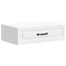 Vegghengt Sidebord Hvit 59 x 34,5 x 17 cm Konstruert tre