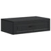 Vegghengt Sidebord Svart 59 x 34,5 x 17 cm Konstruert tre