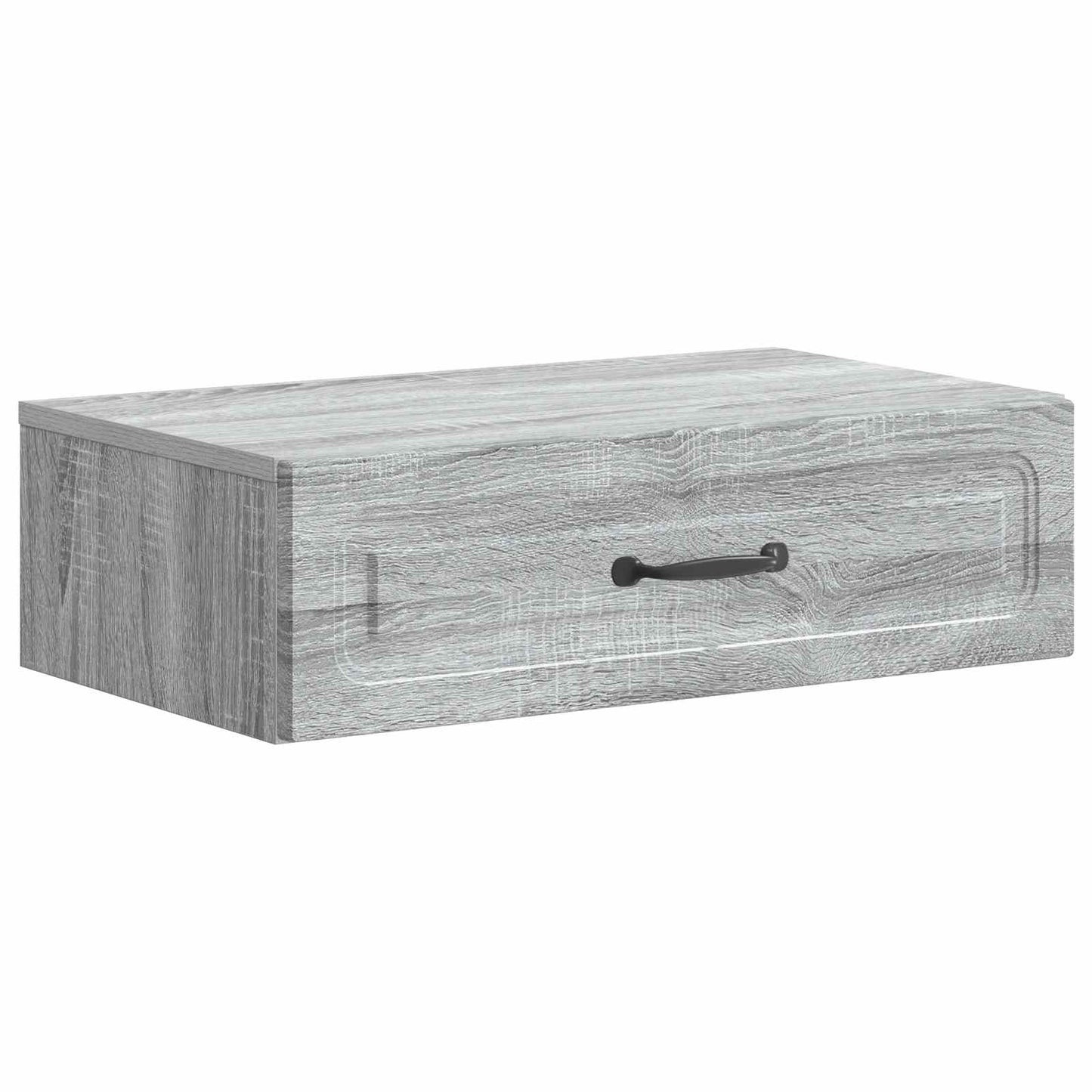 Vegghengt Sidebord Grå sonoma 59 x 34,5 x 17 cm Konstruert tre