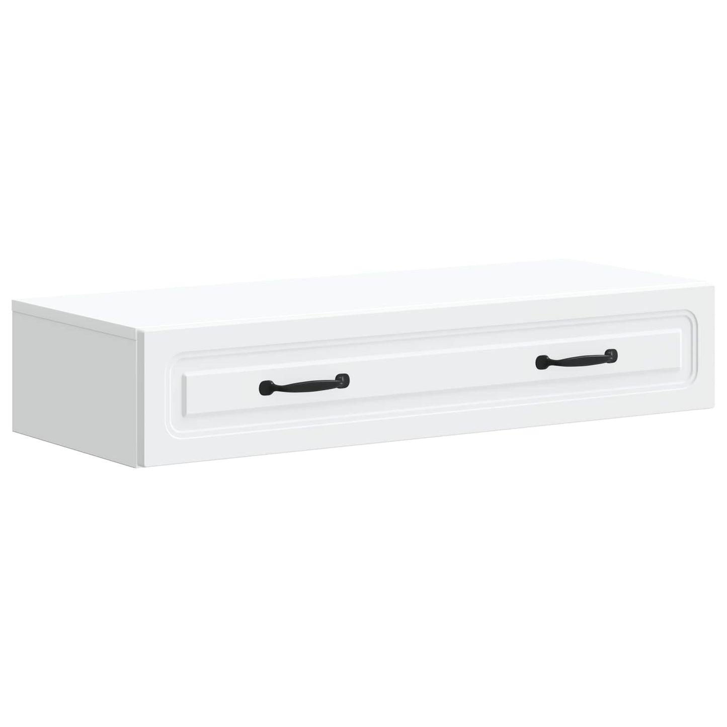 Vegghengt Sidebord Hvit 87,5 x 34,5 x 17 cm Konstruert tre
