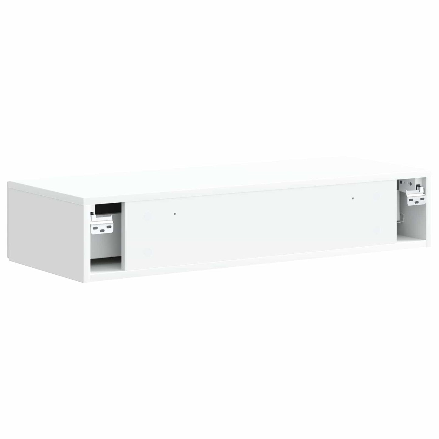 Vegghengt Sidebord Hvit 87,5 x 34,5 x 17 cm Konstruert tre