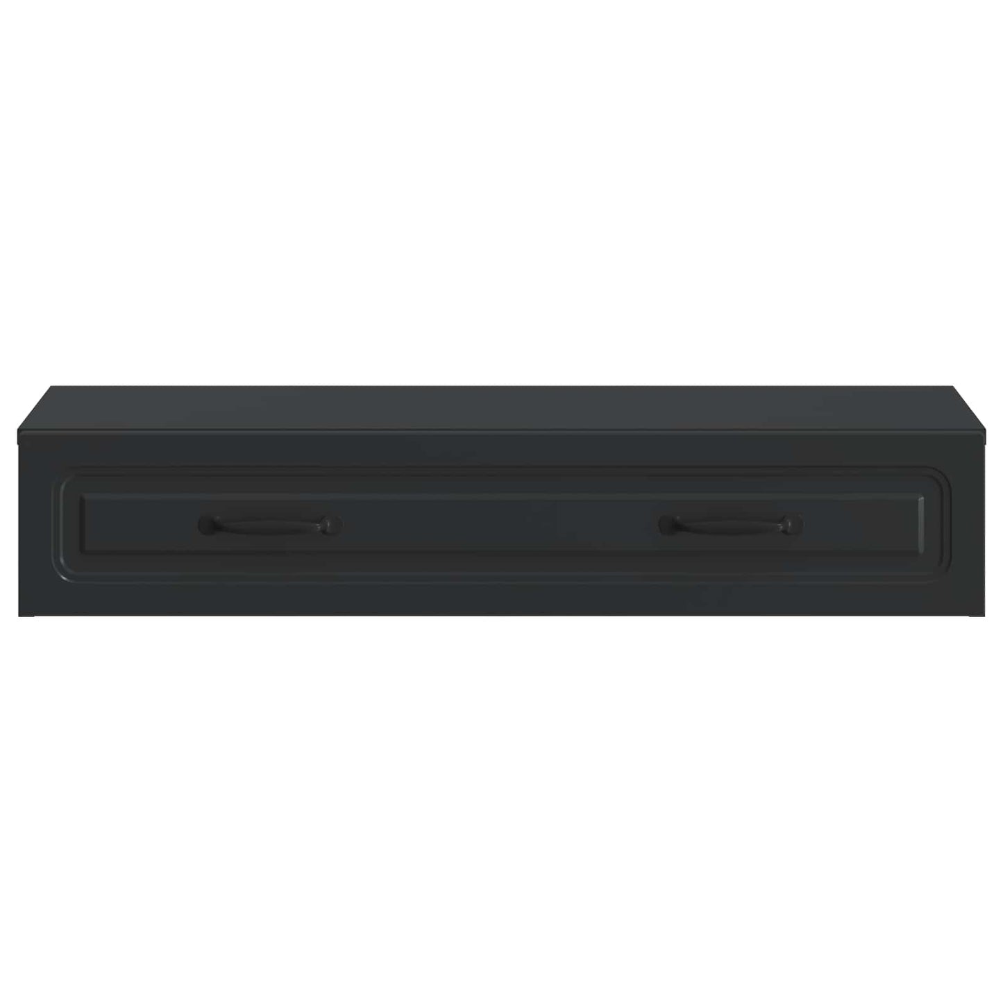 Vegghengt Sidebord Svart 87,5 x 34,5 x 17 cm Konstruert tre