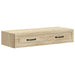 Vegghengt Sidebord Sonoma eik 87,5 x 34,5 x 17 cm