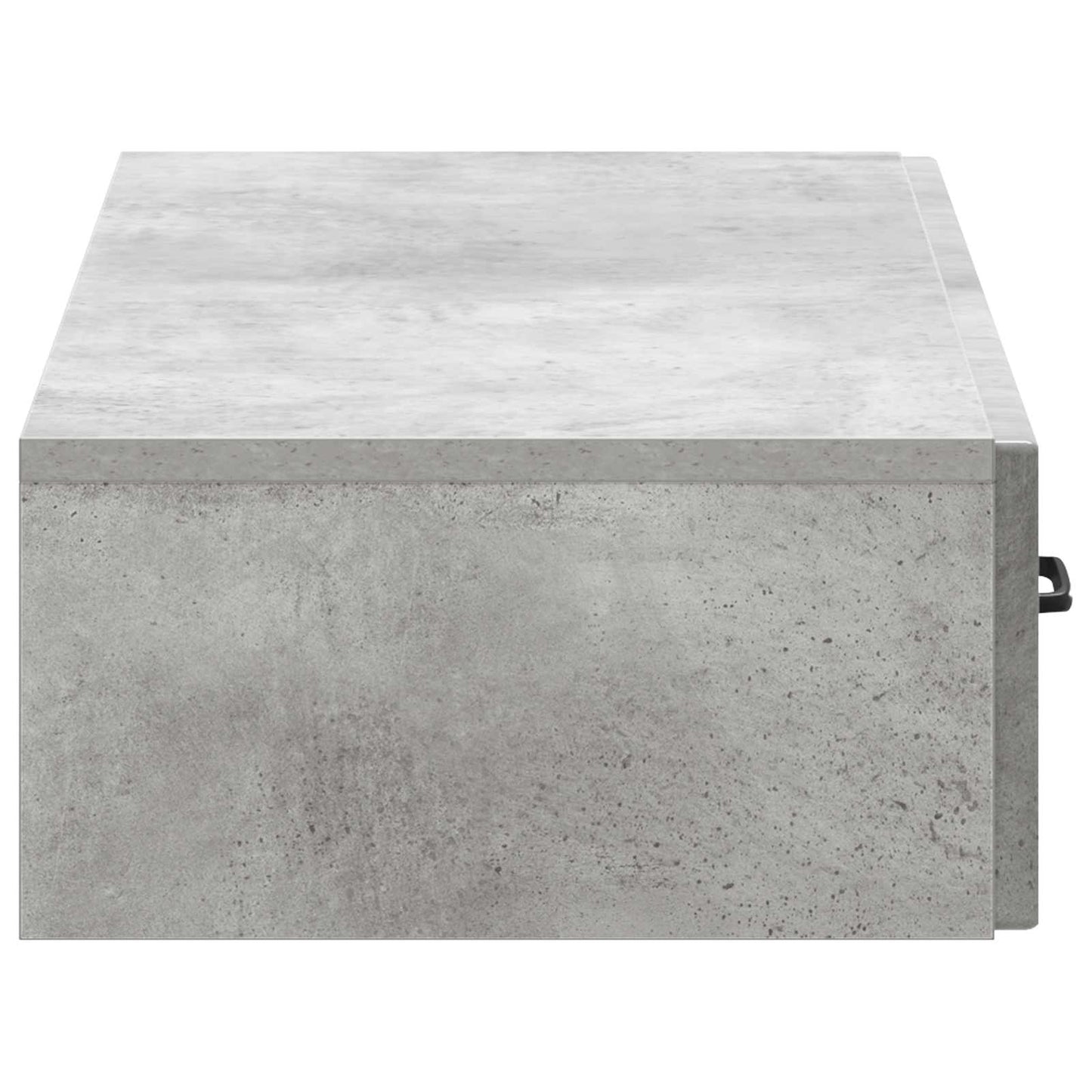 Vegghengt Sidebord Betonggrå 87,5 x 34,5 x 17 cm Konstruert tre