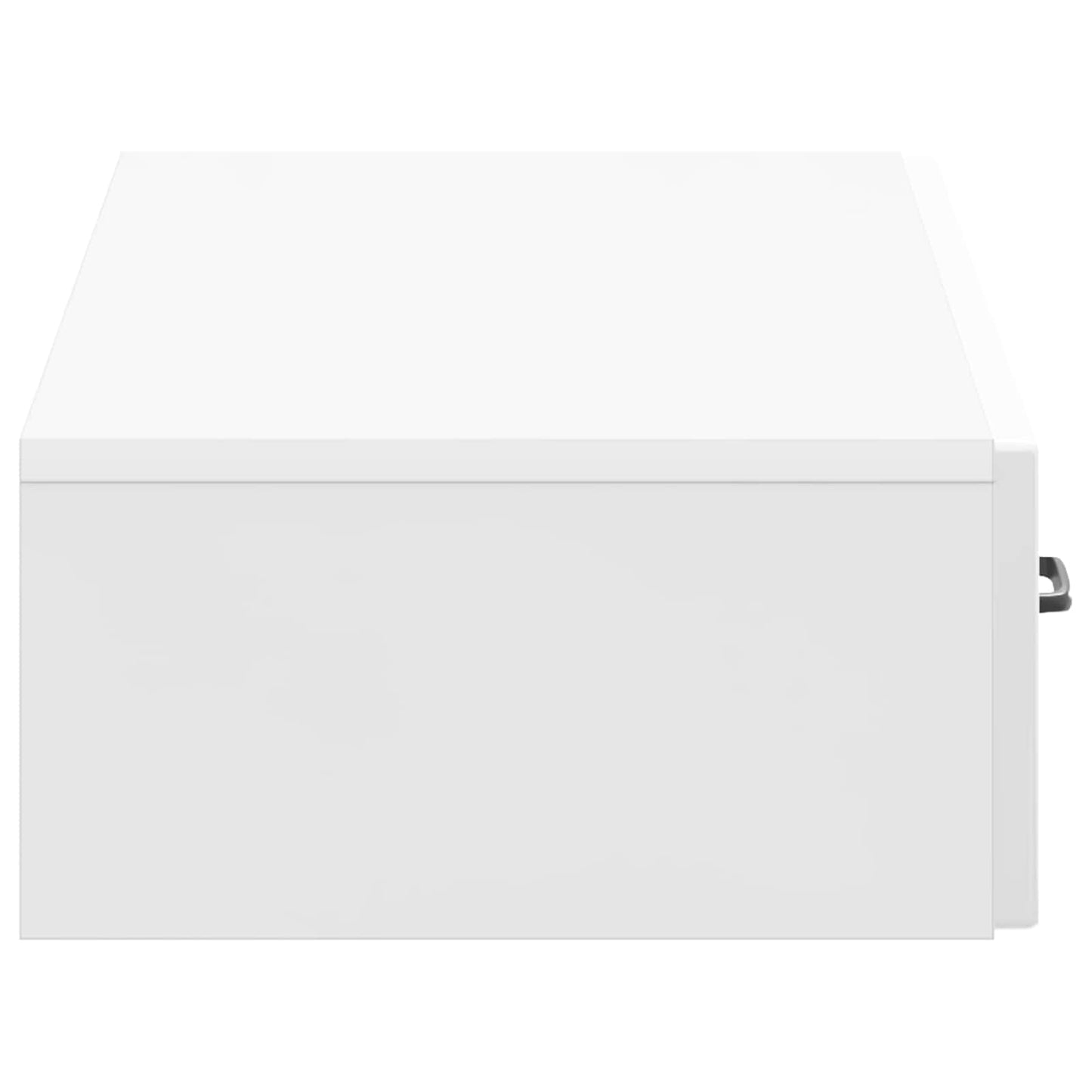 Vegghengt Sidebord Høgglans hvit 87,5 x 34,5 x 17 cm