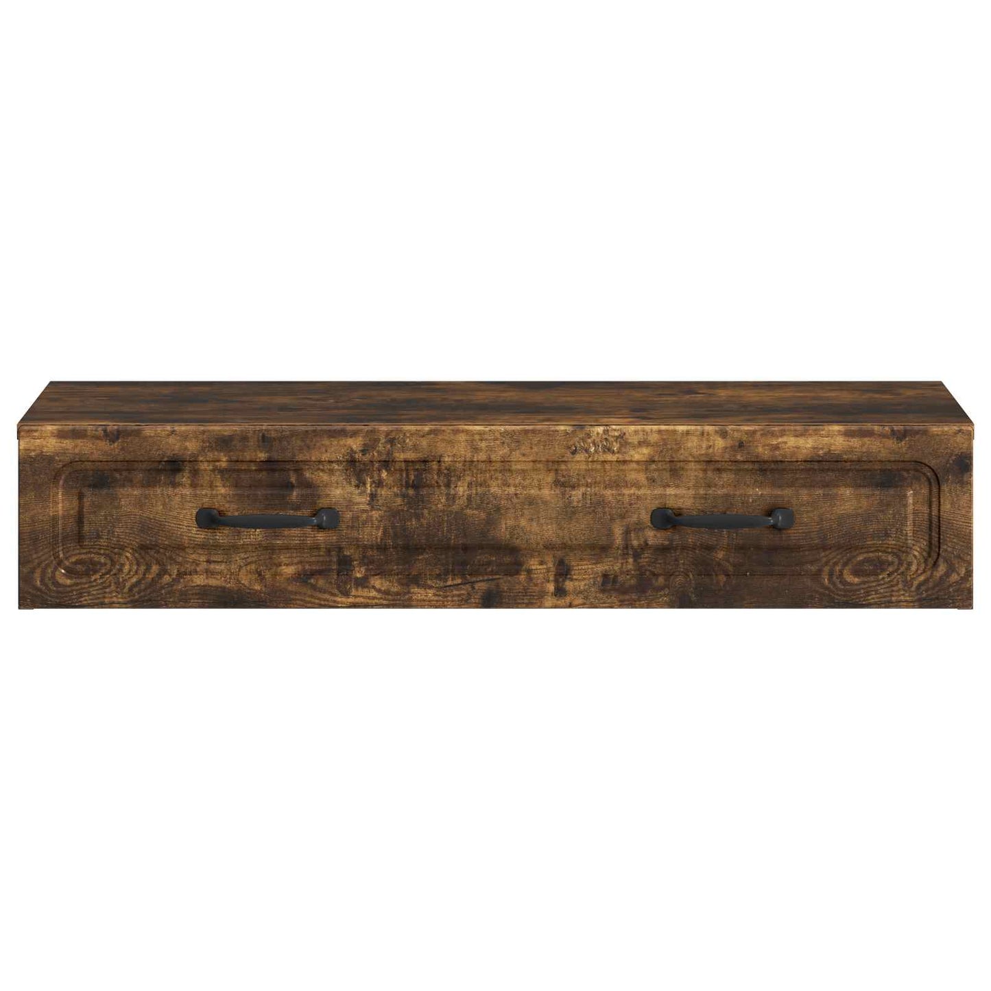 Vegghengt Sidebord Røkt Eik 87,5 x 34,5 x 17 cm Konstruert tre