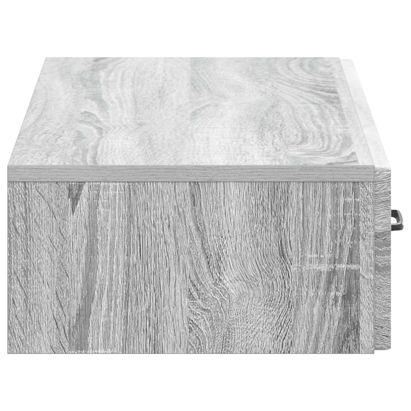 Vegghengt Sidebord Grå sonoma 87,5 x 34,5 x 17 cm